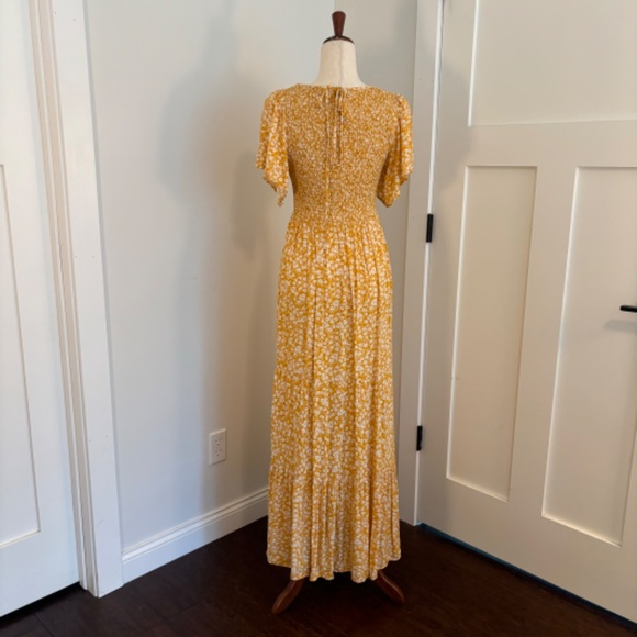 Flutter Sleeve Rayon Maxi Dress - Picture 2 of 6